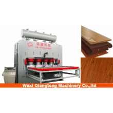 Short cycle hydraulic mdf board laminating hot press/ hdf laminate flooring manufacture